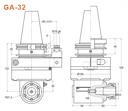 角头-GA-32-SK50-Gisstec-g1